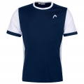 Head Tennis Tshirt Davies dark blue/white Boys